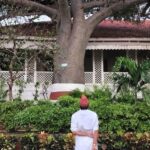 Jackie Shroff Instagram - It was an honour to meet His excellency Honourable Governor Bhagat Singh Koshiyar and all the Staff of Governors House and watch a small documentary on Raj Bhavan and to see one the Baobab tree that’s Rarely seen 🙏