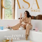 Janhvi Kapoor Instagram - Returning to her holiday abode in Chennai, surrounded by everything her late mother treasured and her father painstakingly restored, actor Janhvi Kapoor (@janhvikapoor) realises the power of a home built with love. Click the link in bio to get an exclusive peek into the house featured in the latest edition of Casa Vogue. Photographed by: Tenzing Dakpa (@dakpadakpadakpa) Head of Editorial Content: Megha Kapoor (@meghakapoor) Stylist: Samar Rajput (@samar.rajput05) Words by: Sadaf Shaikh (@sadaf_shaikh) Art Direction: Megha Singha (@meghasingha) Bookings Editor: Savio Gerhart (@gerhartsavio) Assistant Stylist: Rupangi Grover (@rupangigrover) Photo Assistant: Indira Kumar (@indirakumar93) Hair Stylist: Justine Rae Mellocastro (@jrmellocastro) Makeup Artist: Riviera Lynn (@rivieralynn) PR Agency: Hype PR (@hypenq_pr) Shirt, trousers; both @lovebirds.studio. Shoes @onitsukatigerindia. Bracelet, @umraojewels. Necklace @shoplune