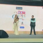 Janhvi Kapoor Instagram - yesterday at the NBT awards! Thank you for the honour of awarding me “Breakthrough Performance Of The Year” it means more than you can imagine. #Mili #GoodLuckJerry 💓🙏🏼