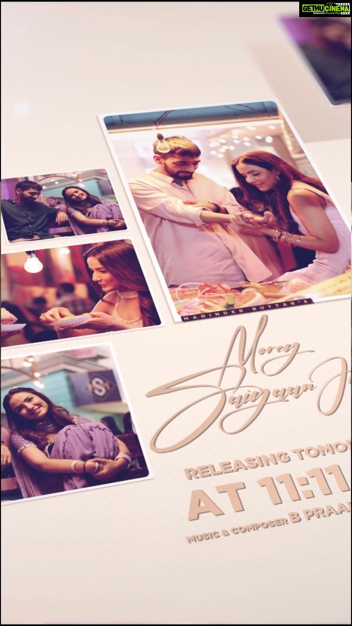 Jasmin Bhasin Instagram - Out tomorrow😍 11:11 #moreysaiyaanji @maninderbuttar @whitehillmusic @jaani777 @bpraak @adil_choreographer