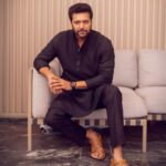 Jayam Ravi Instagram - #PS1 Promotions Kurta: @tasvafashion Styled by @team___e Style team : @ekalakhani @malinikarthikeyan @themisvanessa @nivedidha_koliyot @nupur_p @arzoonagraik Photographed by @vasanthphotography #PS1 #PonniyinSelvan #JayamRavi #TeamE