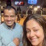 Jyothika Instagram – Gifting myself this birthday with strength n health. 🏋🏼‍♀️
Functional training with the extremely gifted Mahesh Ghanekar. @maheshfitnessclub 
I will not let age change me,
I will change the way I age ! 😎