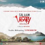 Kajol Instagram – Zindagi lambi nahi, badi honi chahiye 💙
#SalaamVenky Trailer Releasing Tomorrow.

@revathyasha @vishaljethwa06 @rahulbose7 @simplyrajeev @aahanakumra @suurajsinngh @shra_agrawal @varsha.kukreja.in @mithoon11 @r_varman_ @priyankvjain #Connekkt