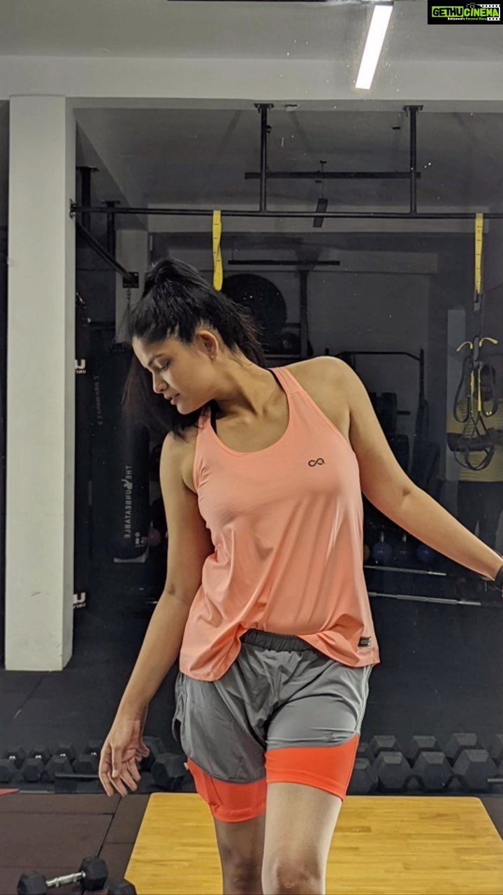 Kalpika Ganesh Instagram - My birthday month that’s in MAY 2022 I gifted myself a best place to heal/rejuvenate/focus/train/strengthen (mentally & physically)and get back to GYM @myomovementindia which I would not mention a gym but it’s a place to understand the body mind and good habits rightly Thanks to @coachtharun_swoles for being that constant knowledge provider and a constant push to be trying what a body hasn’t tried earlier but with an ease Thank you @minash.gabriel for also checking with me everyday how I was doing and glad places like these have opened up for commoners like us who fail to understand exercise starts from the mindset of one’s being who is willing to worship their body Keep opening more of the branches Special thanks to TANYA for also being a sweetheart Huge shoutout to @kiranmayee.m coz of whom I got aware of this place Great going guys Loads of LOVE💓 #myo #myomovement #fitness #exercise #mindset #workout #wheretheresawilltheresaway #iamkalpika #kalpika #sundaymotivation #weekend Myo Movement