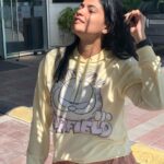 Kalpika Ganesh Instagram - Bliss and Blessed My lil nephew who does not want to call me aunty clicks this beautiful SUNKISSED shots #garfield #yellow #sunkissed #cousins #bestevening #hyderabad #tall #hoodie #shadows #iamkalpika #kalpika #yellowmellow #favcolor Fairfield by Marriott Hyderabad Gachibowli