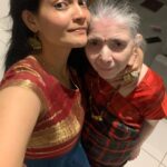 Kalpika Ganesh Instagram - I get all my GRACE ELEGANCE and PRETTINESS from this lady My PILLAR My STRENGTH My INSPIRATION Il keep making you proud always Coz that’s what you have taught me abundantly with all your sacrifices and hard work LOVE YOU MA Happy INDUMATI Day💕 76th birthday and many more to come🥰 Manor Lakes