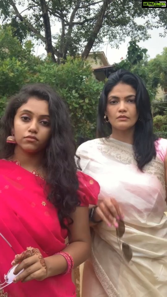 Kalpika Ganesh Instagram - Ruby & shabana slaying in Indian wear 😎❤️‍🔥😂 #featureme#reelsinsta#trend#countonme#trend