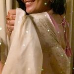 Kalpika Ganesh Instagram – Unveiling KHUSHI🤍💞 soon

Flaunting this pair of Cream Organza saree with a simple Pink sleeveless blouse by @worldof_sahaja @saja_official.in

#sareelove #saree #sleevelessblouse #organzasaree #cream #pink