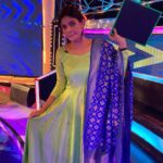 Kalpika Ganesh Instagram - Cash lo sure ga chesaamu racha with one and only @kanakalasuma akka❤️ For LOSER SEASON2 promotions #cash #etv #loserseason2