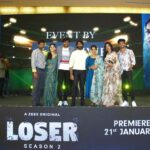 Kalpika Ganesh Instagram - And the much awaited voice of all of us from LOSER team is reaching you When season 1 released we could not make much noise due to covid scenario Big thanks to @zee5telugu @zee5 @prasadnimmakayala sir for making this memorable for all of us @annapurnastudios super proud for making sure you guys are encouraging amazing content on OTT platform too.. please continue to do so @spectrummnoffc all your efforts are showing today.. let’s make more noise from 21st jan 2022 on @zee5telugu Super star struck moments by our Greekveerudu NAG sir and @akkineniamala mam Chetan Anand sir ❤️ @k.abhireddy get ready for loads accolades in your kitty I can see how proud Amala mam is of you❤️ #ZEE5Original #LOSERSeason2 Premieres 21st January exclusively on #ZEE5. #LOSERSeason2OnZEE5 #IamALoser