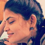 Kalpika Ganesh Instagram - Thank you @nagainattu @lowlaaku for this pretty ear rings Check their page for latest and quirky ones on the way #earrings #jhumkas #nagainattu #lowlaaku