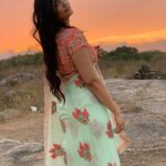 Kalpika Ganesh Instagram - A Dose of Being Indian #longhairdays #throwback #saree #sareeandme #palat #phoneclicks #candid #appleiphone #shotoniphone #sunrise #noedit #nofilter