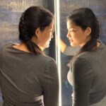 Kalpika Ganesh Instagram – When I love mirror clicks 
And the lighting plays a perfect role

📸 @makeupbykrishnaveni I miss u🤥

#frenchbraids #casual