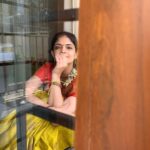 Kalpika Ganesh Instagram - Serene Peace Divinity #ttd #serene #peace #divinity #phoneclicks #iphonexr #candid #saree #realme #noedit #nofilter #nomakeup #traditional Tirumala, Andhra Pradesh, India