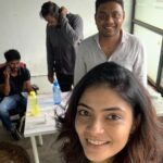 Kalpika Ganesh Instagram - Hello Mr @k.abhireddy First of all puttina rojuki jai jailu Secondly I still remember our first meet and you and me will remember for very long for sure .. I guess that mismatch made us come this long.. With all the patience and the bunch of talent that you are I wish from all my heart .. you continue to tell more stories that are soulful and would be remembered for the longest times in peoples heart ❤️❤️ You are my best man in my career A turning point !! And let’s keep this association going no matter what RUBY is gonna be special all thanks to you Thanks for smiling in the pics alongside me Knowing how camera shy person you are🥰 Thanks @bi_nikilator for a super bday capture❤️ Plz ignore @shravanmadala & @mahesh_the_filmmaker for their presence in the pic they always wanna disturb me😛😛
