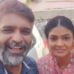 Kalpika Ganesh Instagram - Perks of celebrating my moms 75th birthday on a shoot set Thanks much LOSER team for making it even more memorable and special