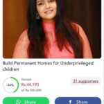 Kalpika Ganesh Instagram – Hello all
On the occasion of my birthday I started this campaign and this is up until 26th of June this month.. and target was to reach a LAKH.. I had generous hearts of 31 supporters contributing close to 44k, 56k target needs to be achieved in less than 10 days now
Do not have a second doubt as this source is genuine
This raise is to build homes for the underprivileged 
Also swipe to see some amazing contributions ppl have come up with.. the volunteers will be in touch with you guys
This can be a small or of no help to you guys but I can surely say kids are our future so this definitely would be of a great help
Do your smallest bit and make a major difference
@helping_hands_humanity we are with you❤️
Link is in my bio

Thanks in advance