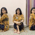 Kalpika Ganesh Instagram - Three for you from one of me 📷 @velagapudirajesh Special thanks to @konerusrikavya and @rajeshreddybiddala for the execution #clone #cloneme #trimoorthy #3me #clonephotography