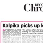 Kalpika Ganesh Instagram – Woke up to this from @deccanchronicle_official 
Thank you for some light on my interests @dhar.sashi ❤️

#deccanchronicle