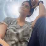 Kalpika Ganesh Instagram - Sun Halo When there is no photographer Self timer does do wonders #sunhalo #2021 #selftimer #appleiphone #shotoniphone #selfie
