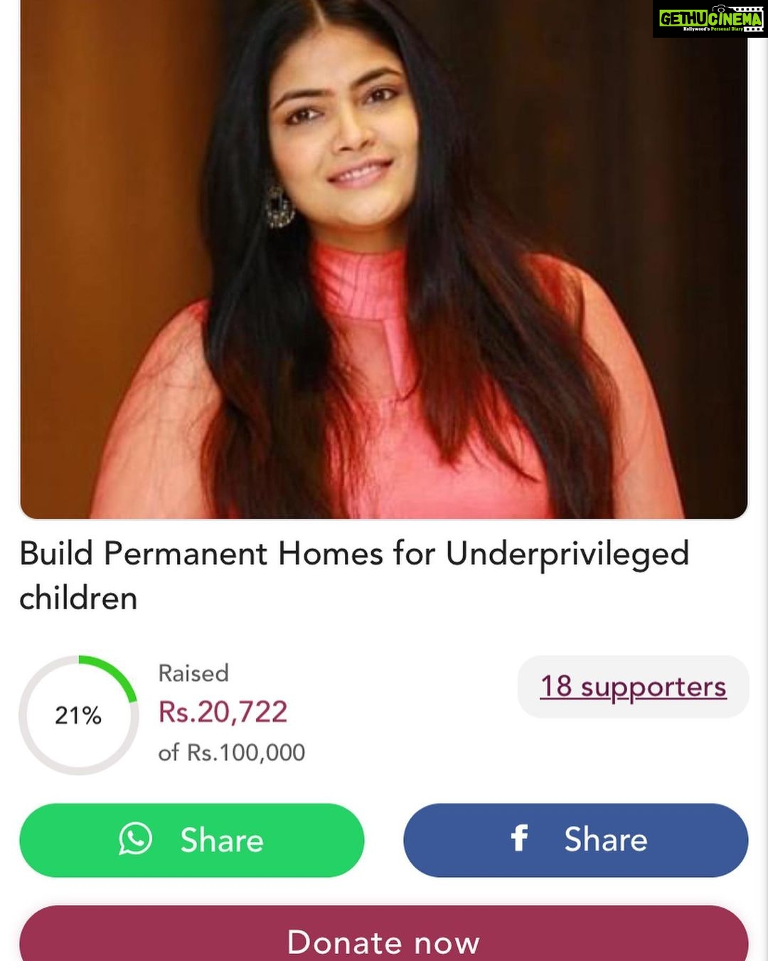 Kalpika Ganesh Instagram - Hello all The donation link is shared in my bio Any queries related to the donation feel free to DM me🥰 You have time until 26th of June And big big thank you for all who generously donated until now!! *Build Permanent Homes for Underprivileged children* Hi, I am Kalpika Ganesh, I am associated with Helping Hands Humanity Organization from the time it was first established. Through this Organization, currently, around 50 children are staying in a rented Homes. In order to facilitate permanent homes for these children, I am creating a fund raising @helping_hands_humanity