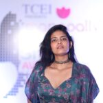 Kalpika Ganesh Instagram – Candidly candid pics by @praveen_px_photography on the occasion of @tea.tcei awards with my goto @vimala_ch_ 

DC @ewoke.studio Hitex Exhibition Centre