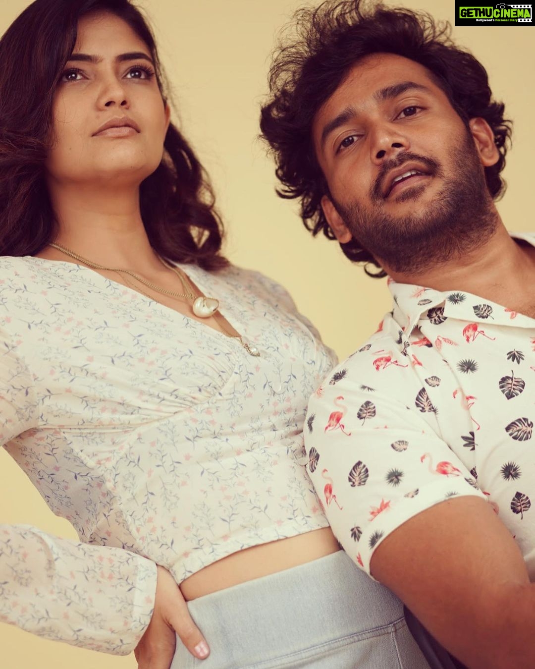 Kalpika Ganesh Instagram - Happy birthday @nareshagastya Selfies chala thakku unnai.. Haven’t seen the work dedication like you have from my co actors list.. you always live in a world of cinema on or off sets .. and it’s rare to find a breed of that much passion.. May you reach heights with all good health and the roles you wanna play And stop giving narration’s to everyone you meet🤣 Be happy haven’t uploaded your dance videos 🥶🥶 You and me are the only Gemini Vl keep fighting with, in my whole life.. and never agree to disagree.. Remain the harmless soul forever Signing off Trisha From ForeverMaybe💔🤍