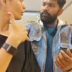 Kalpika Ganesh Instagram – Some traditions have to be followed 
 @kennyswaminadham garu 😋🙏

#kushi #pawankalyan #reels #reels2021 #bhoomika

@bhumika_chawla_t