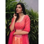 Kalyani Priyadarshan Instagram - ✨✨✨ Shot by @rango_08 Styled by @shruthimanjari Wearing @paulmiandharsh Jewelry @kalyanjewellers_official