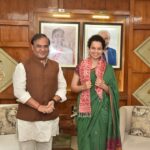 Kangana Ranaut Instagram - Such a delight to meet Honourable Chief Minister Assam, Shri Himanta Biswa Sarma ji…. He extended his support for our team as we begin our outdoor schedule very soon in various locations across Assam … Such an honour and privilege to get his support and encouragement 🇮🇳 Many thanks sir 🙏