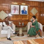 Kangana Ranaut Instagram - Such a delight to meet Honourable Chief Minister Assam, Shri Himanta Biswa Sarma ji…. He extended his support for our team as we begin our outdoor schedule very soon in various locations across Assam … Such an honour and privilege to get his support and encouragement 🇮🇳 Many thanks sir 🙏