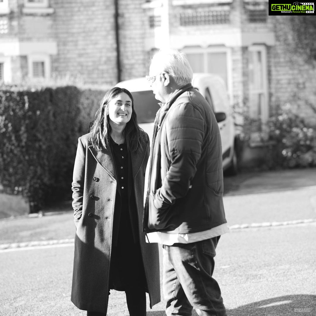 Kareena Kapoor Instagram - A director’s actor…always ❤️ Easy,sharp,instinctive and cool…been an absolute pleasure…❤️ @hansalmehta This one is special guys❤️ Mumbai see you soon…🥳😍