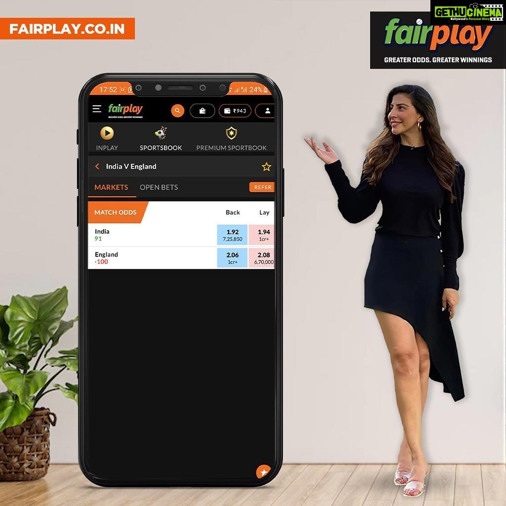 Karishma Kotak Instagram - COME ON INDIA, ITβS OUR TIME TO SHINE! Get a 300% bonus on your FIRST DEPOSIT and a FREE GOLD loyalty status upgrade with which you get a 6% bonus on every deposit and special lossback too! Place your bets at the best odds in the market and make the biggest profits ever! Not just that, get a FLAT 10% lossback bonus and minimize your losses! https://fairplay.co.in @fairplay_india π° Greater odds = Greatest profits π° Cricket, football, tennis and 30+ premium sports AND live cards and casino games π° FREE Instant withdrawals 24*7 π° loyalty program bonuses upto 6% π° 15% Referral bonus on every deposit! Get, set, BET AND WIN on https://fairplay.co.in/ #fairplayindia #safesportsbetting #sportsbettingindia #betnow #winbig #sportsbook #onlinebettingid #bettingid #cricketbettingid #livecasino #livecards #bestodds #premiummarkets #safebet #bettingtips #cricketbetting #exchangeodds #profits #winnings #earnnow #winnow #t20cricket #indvspak #asiacup #getsetbet #bonus #fairplayclub #indvspakmatch