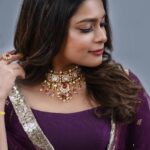 Keerthi shanthanu Instagram - 🔮 Outfit : @studio149 💜 Jewellery : @theamethyststore 🤍 📸 @teamcreators