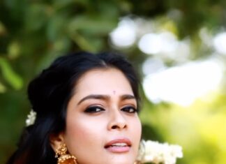 Keerthi shanthanu Instagram - 💖 Half-saree : @studio149 Jewels : @jcsjewelcreations shot by @storiesbysidhu hairdo : @vama_moirangthem #traditional #trendingreels #thenmozhi #instareels