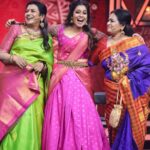 Keerthi shanthanu Instagram - With my Ammas💞 @jayanthirkv amma @poornimabhagyaraj ma #azhagi #amma #mommy Thanx for these candid pics @rootzstudios 💖 @zeetamizh