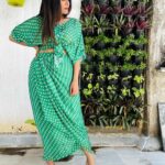 Keerthi shanthanu Instagram – 🌿

Outfit : @shilpavummiti 🍃