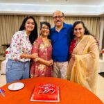 Keerthy Suresh Instagram - Here’s to the most romantic couple sharing their life, love, laughter and Birthday!!! Happiest Birthday Amma and Acha!! 😻🤗♥️ #HappyBirthday #BirthdayVibes