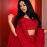 Ketika Sharma Instagram - RED ♥️ Outfit - @sravanirao.in Stylist - @sandhya__sabbavarapu Styling team - @sirichandana_medi @rashmi_angara @thumu_bhavana Jewellery - @petalsbyswathi Photography - @pranav.foto MUA - @makeuphairbyrahul #deep #gorgeous #red #styled #indian #regal #love #and #light