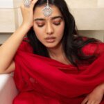 Ketika Sharma Instagram - 🦦 @pranav.foto ✨ Outfit - @sravanirao.in Stylist - @sandhya__sabbavarapu Styling team - @sirichandana_medi @rashmi_angara @thumu_bhavana Jewellery - @petalsbyswathi Photography - @pranav.foto MUA - @makeuphairbyrahul #quintessential #tub #portrait #red #obsession #lehenga #loveandlight