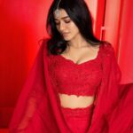 Ketika Sharma Instagram - RED ♥️ Outfit - @sravanirao.in Stylist - @sandhya__sabbavarapu Styling team - @sirichandana_medi @rashmi_angara @thumu_bhavana Jewellery - @petalsbyswathi Photography - @pranav.foto MUA - @makeuphairbyrahul #deep #gorgeous #red #styled #indian #regal #love #and #light