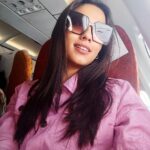 Krutika Desai Khan, selfie, flight, glass