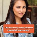 Lara Dutta Instagram - @larabhupathi talks about her greatest financial lesson, how it has shaped her as an entrepreneur and why it is important for women to learn how to make financial decisions and take charge of their own money. #SheThePeople
