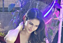 Lavanya Tripathi Instagram - Happiness is in the Air, It’s Diwali everywhere, Let’s Show Some Love and Care, And Wish Everyone out there…Happy Diwali!!! 🪔🫶🏻🔥 . . . . Thank you @aparnaareddy for this beautiful saari♥️
