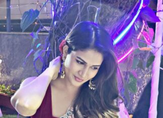 Lavanya Tripathi Instagram - Happiness is in the Air, It’s Diwali everywhere, Let’s Show Some Love and Care, And Wish Everyone out there…Happy Diwali!!! 🪔🫶🏻🔥 . . . . Thank you @aparnaareddy for this beautiful saari♥️
