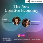 Lisa Ray Instagram - I am so excited to be in conversation with my friend and pioneering sustainability activist, fashion journalist, writer, muse to many, poet-warrior @behavebandana - also one of our amazing line up of curators for @theupsidespace - on the new creative economy - what is it, why it matters, how it can address the fault lines in our present system Tonight. See you there #Repost @theupsidespace with @use.repost ・・・ What are the ways in which NFTs can address short comings of the consumerist economy? Blockchain tech has expanded the possibilities and laid the groundwork for a new digital creative economy that has a deep sense of change, impact and goodwill. The tools for a more equitable space of inclusivity, where opportunities are allocated fairly, no voice goes unheard and artists and audiences can connect directly are available today - it all depends on how we use them. Join co-founder of @TheUpsideSpace, @lisaraniray in conversation with renowned sustainability activist, fashion journalist, TedX speaker and one of the curators for TUS @behavebandana about how values and intention collide with culture driven tech in the new creative economy. (registration link in bio) #tus #TheUpsideSpace #TUSspotlight #nftmarketplace #instagramlive #nftcommunity #artistcommunity #artecosystem #artists #creativeeconomy #creative #innovation