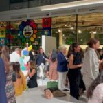 Lisa Ray Instagram - Welcome to Dubai @galerieperrotin This city is lit🔥 @takashipom was mobbed by adoring fans. And the soaring atrium @icdbrookfieldplace became the backdrop for @jasonboydkinsella modular character portraits and sculptures Thanks @admiddleeast @icdbrookfieldplace for hosting a pulsing art evening Always thankful for @priyasranjan (And @volteartprojects)