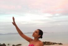 Lisa Ray Instagram - Ten years and three lifetimes of experiences together. Once we would jump on flights to exotic locations at the first whisper of desire… Tonight we’ll be toasting bubbly water from an undisclosed location in Dubai in very comfortable joggers. I love this man.