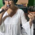Madhushree Instagram - Always love to do jamming. Raag Kirwani is very special .. all songs based on Kirwani are super hits #love #happy #romantic #music #musician #singer #song #singing #sing #artist #vocal #classical #reels #instagood #instamusic #instagram