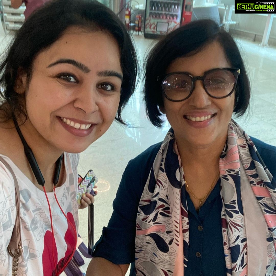 Madhushree Instagram - After a beautiful recording Returning back . Chennai airport